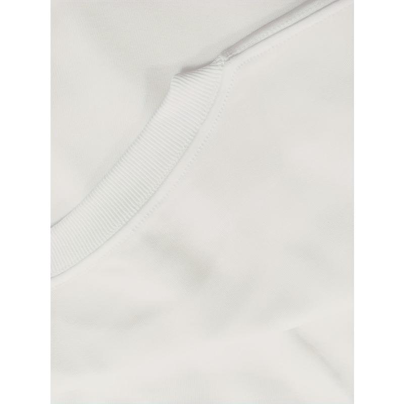 Men's Music Note Treble Clef Print Loose-Fit Round Neck Sweater For Musicians And Music Lovers.