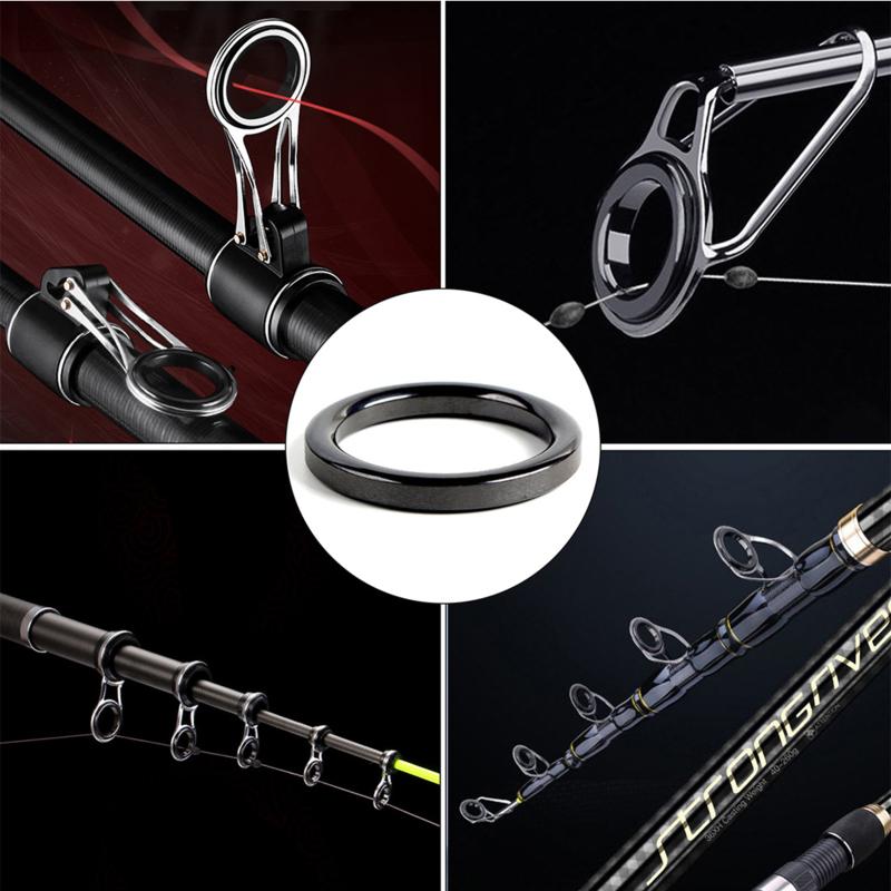 Sada na opravu vodítek na rybářský prut 40ks keramických vodících kroužků Sada na opravu rybářských prutů