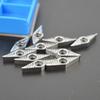 10PCS Carbide Inserts VCGT110304 AK for CNC Turning Featuring Optimized Geometry for Long Chip Control and Reduced Tool Load
