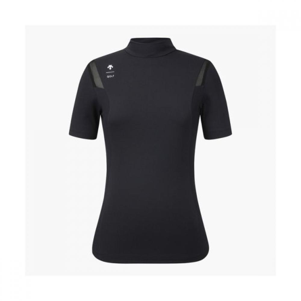 

DeScenTe Golf Women S Rib ShorT Sleeve T ShirT BLKGBLACK/80