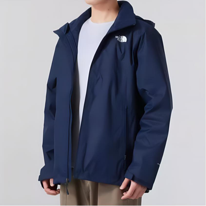 THE NORTH FACE Dryvent Waterproof And Windproof Windbreaker Jacket Men's Marine Blue NF0A8EXR-8K2