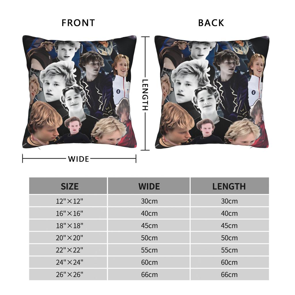 Ilia Malinin Pillow Case  Design Pillow Cover For Sofa Bedroom Home Decor Retro Trendy Cushion Cover