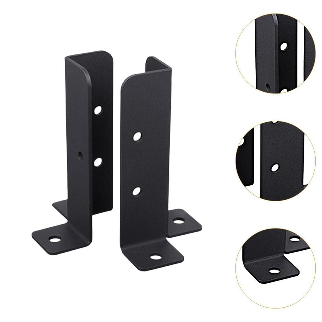 Deck Post Anchor Base Brackets Terrace Post Brackets Metal Support Base Brackets for Courtyard Yard Outdoor Post Holders Patio