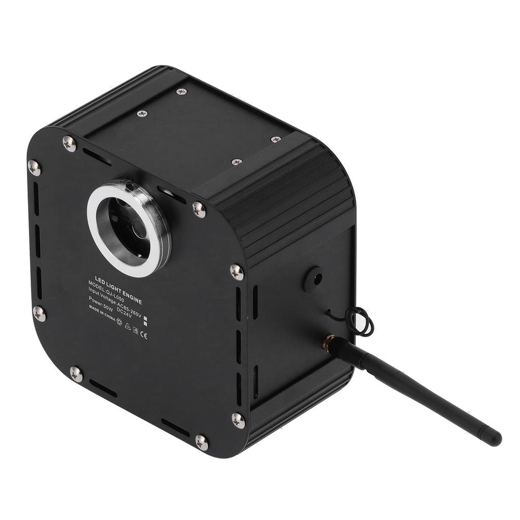 50W LED RGBW Fiber Optic Light Kit with Touch Controller Bluetooth/APP Control Indoor DecorationUK