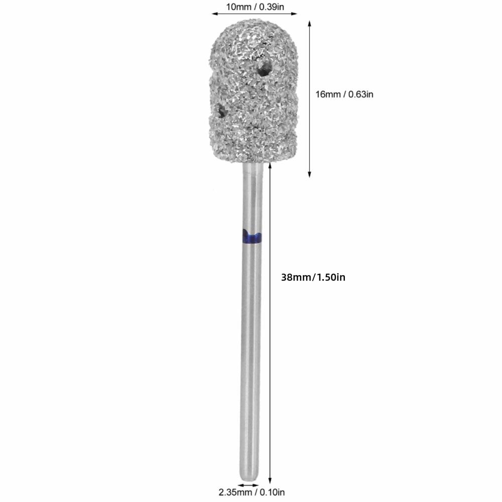 Round Rotary Tool Burr Pedicure Cone Drill Bit  Professional salon foot care accessories