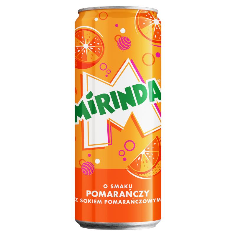 Mirinda Carbonated Orange-flavored Drink 330 Ml