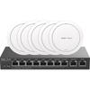 Ruijie WiFi 6 AX1800 Whole-Home Ceiling AP & Gateway Kit (CN version)