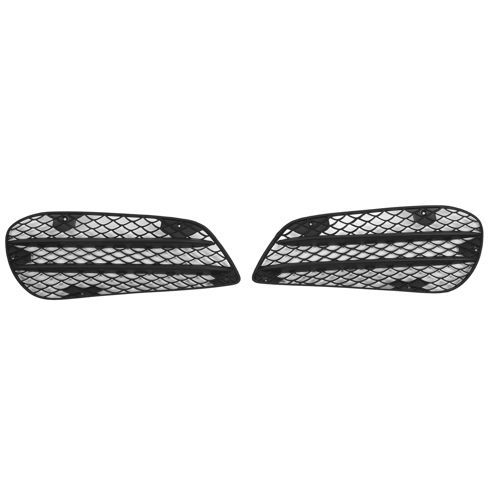 

1 пара левая правая черная решетка противотуманной фары переднего бампера замена для MercedesBenz EClass W212 AMGLine 20132015