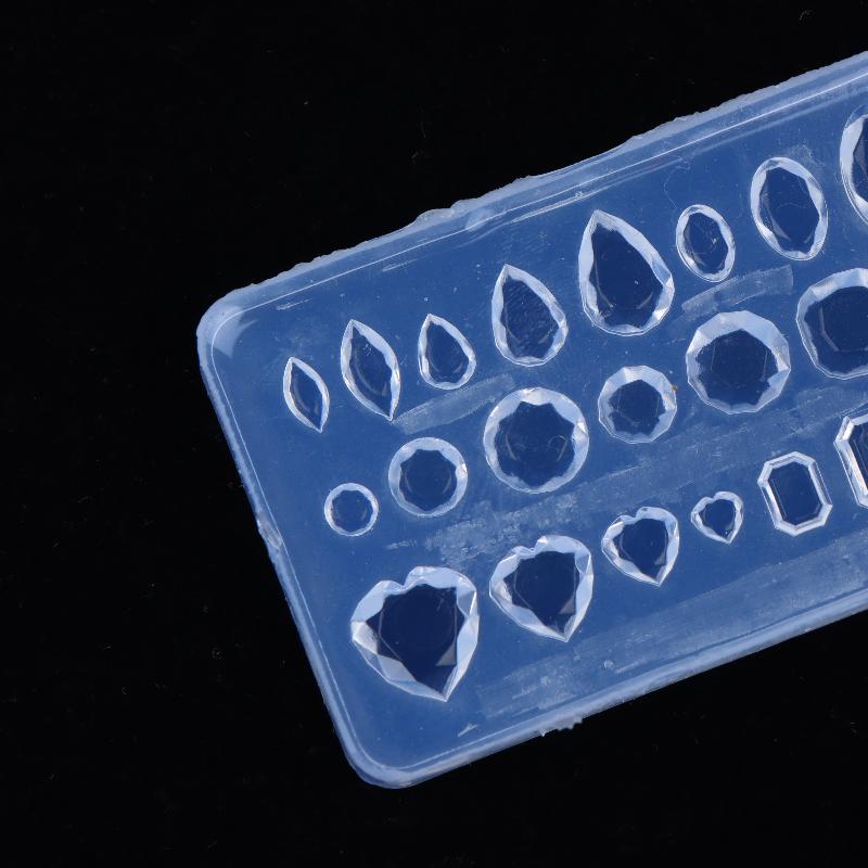 Nail Art Silicone Mold Multiple Styles Gemstone Diy Tool Jewelry Making Resin Silicone Mould Casting Mold