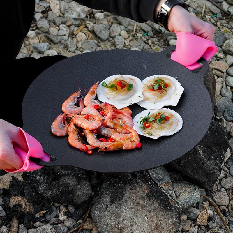 Suìyuán 30CM Maifan Stone Outdoor Korean BBQ Grill Pan