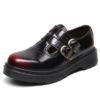Martin boots Mary Jane shoes genuine leather low-top small leather shoes women's fashion