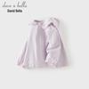 DAVE&BELLA Girls' Long Sleeve Embroidered Knit T-Shirt