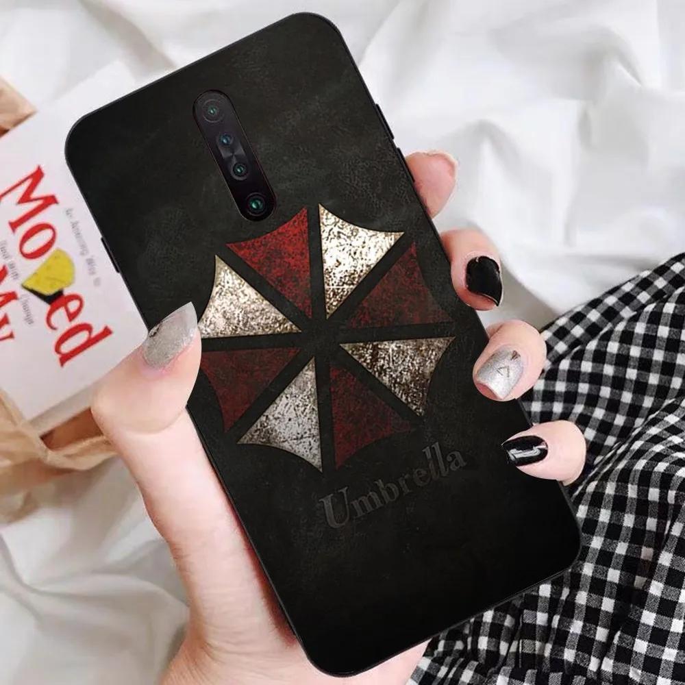 Resident Evil Umbrella Phone Case For Redmi 5 6 7 8 9 10 plus pro 6 7 8 9 A GO K20 K30 K40 pro plus F3 Fundas
