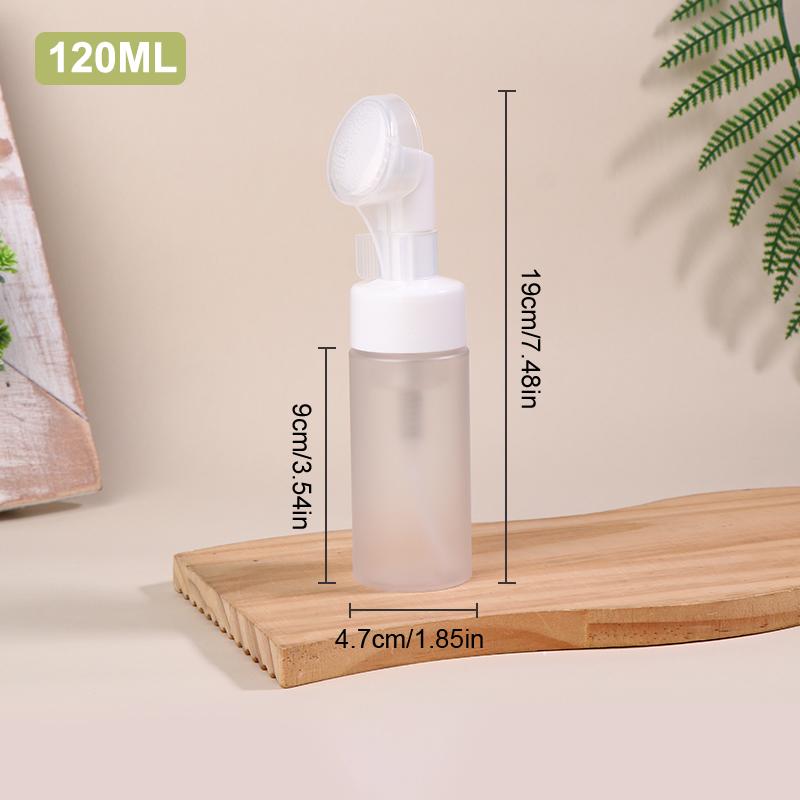 100/120/150/200/250Ml Empty Facial Cleanser Mousse Foam Gel Head Wash Brush Foam Bottle Pressure Type Cleansing Milk Foaming