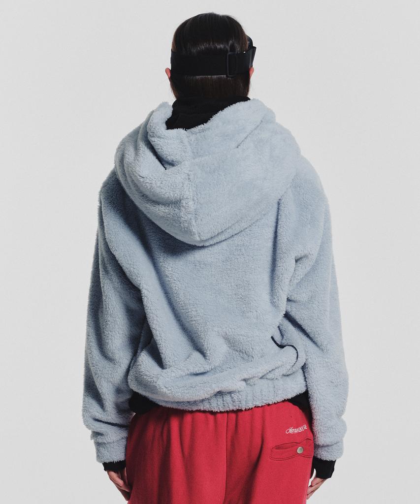 Pogme Fleece String Hoodie_Mint