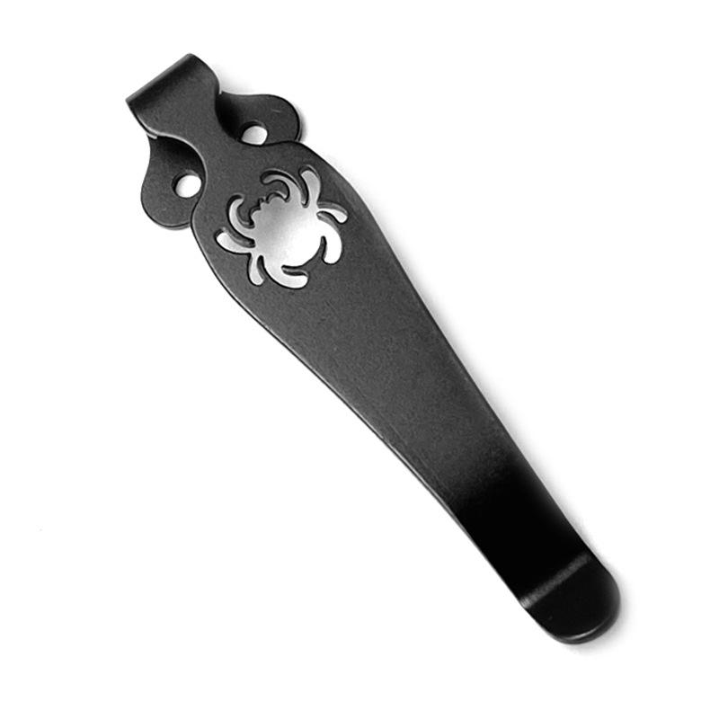 

1 шт. Титанова кишенькова кліпса для ножа, кліпса для носіння на поясі/ззаду, 2 отвори для складаного ножа C81 C10 C11