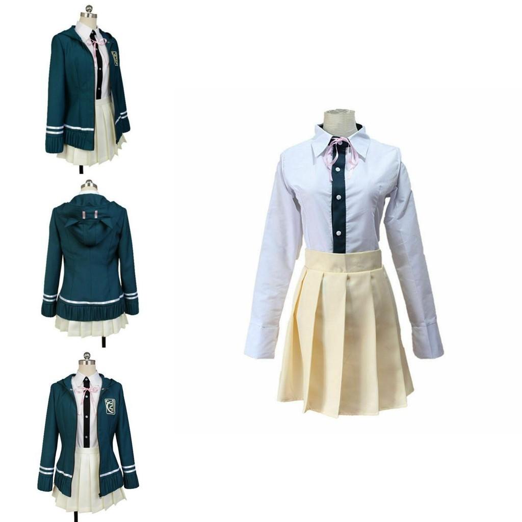 Danganronpa Chiaki Nanami Halloween Costume Set With Stylish Jacket Shirt And Skirt