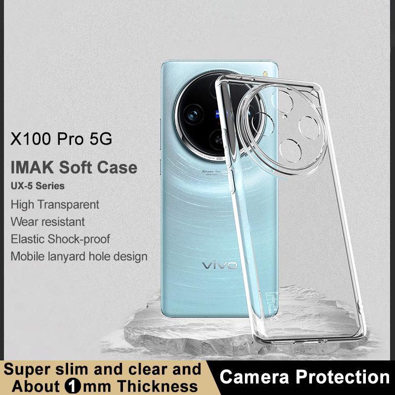 

IMAK UX-5 Series for vivo X100 Pro 5G Dustproof Phone Case Clear Phone TPU Cover (Slim Style) A