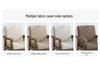 Solid Wood Armchair with Soft Padding and Backrest for Office or Elderly Use