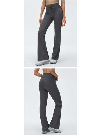 High-Waisted Flared Pants: Butt Lifting & Tummy Control, Slimming Fitness Yoga Pants for Spring/Summer