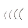 G23 Titanium Internal Thread Curved Barbell & Studs - Available In 6-16mm for Nose and Lip