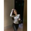 Autumn and Winter T-shirt Bottoming Shirt for Women Slim Fashionable and Versatile Short Top