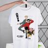 Japanese Anime Spy X Family Anya T Shirt Men Retro Washed Tops Tees Harajuku Tshirt Streetwear Hip Hop Male T-shirts