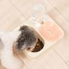 Pet Food And Water Feeder 2 In 1 Pet Feeder Bowl Automatic Water Dispenser with 500ml Bottle Detachable Pet Feeder for Cats Dogs
