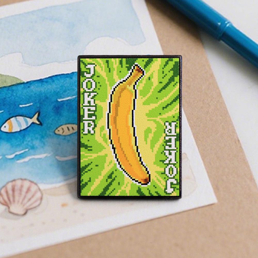 Big Mac Banana Clown Brooch Lapel Pin – Creative Game-Inspired Fan Gift