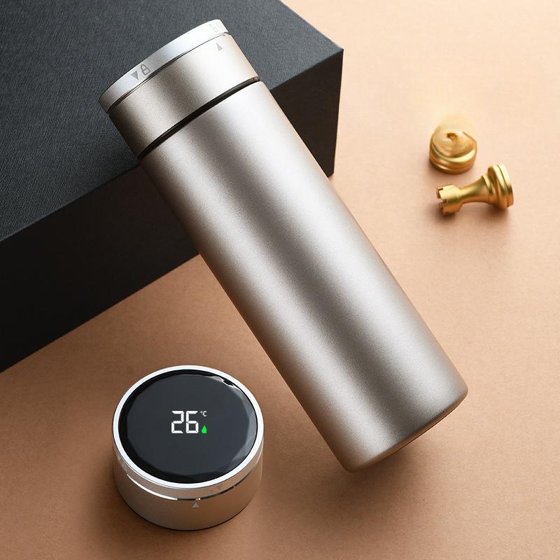 

Кружка из нержавеющей стали 316, чашка для деловых подарков, магнитная пузырьковая чашка для чая, чашка для разделения чая 401-500ml