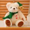Christmas Bear Doll Christmas Cute Scarf Teddy Bear Plush Toy Doll Christmas Gift Girl