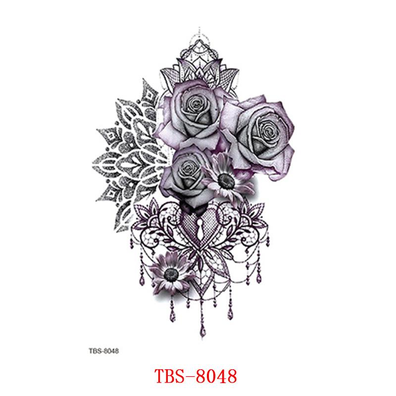Waterproof Tattoo Sticker, Small Flower Arm, Totem, Semi-Permanent Tattoo Sticker Tattoo