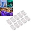 10pcs 8mm COB LED Strip Connector Transparent Strip To Wire Connector  For School
