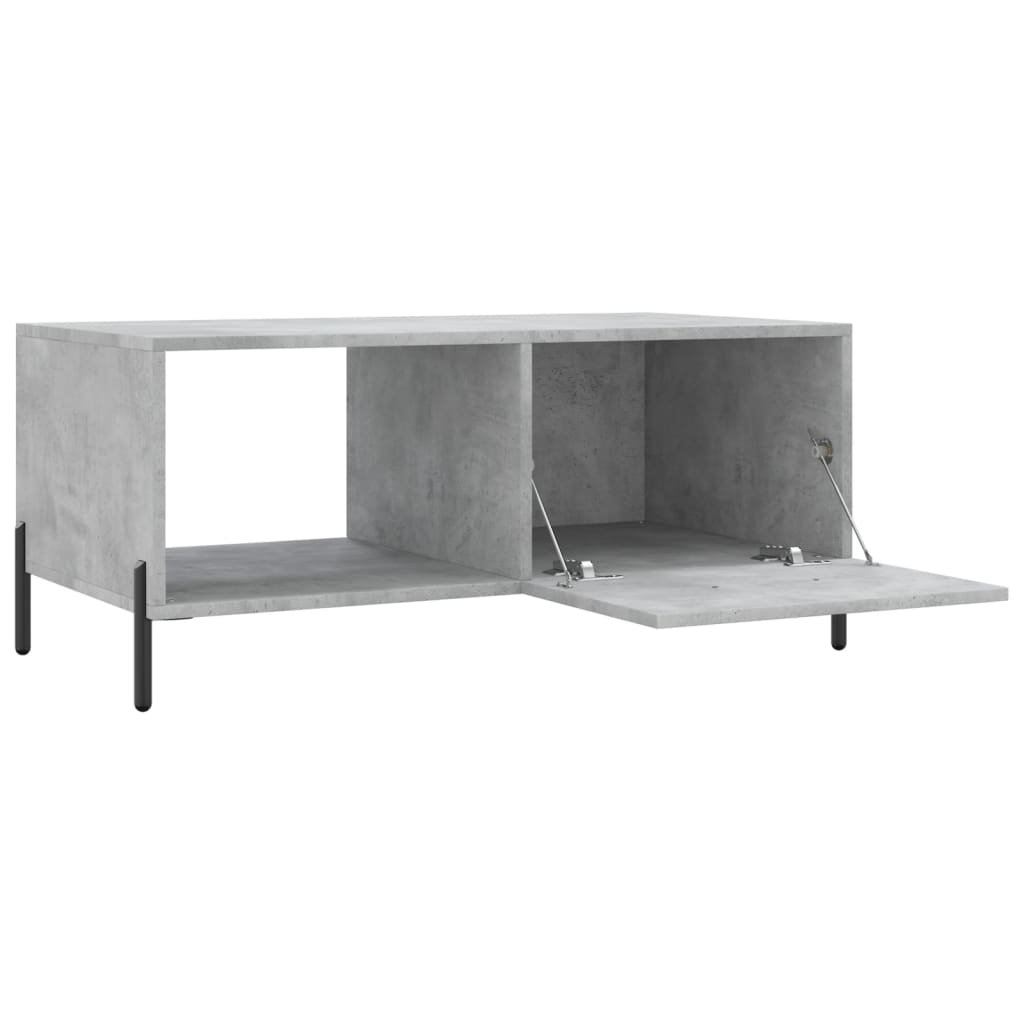  Coffee Table, Concrete Grey, 90x50x40 Cm