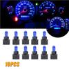 10pcs Blue T5 SMD Car LED Dashboard Trument Interior Lights Bulb Accessories