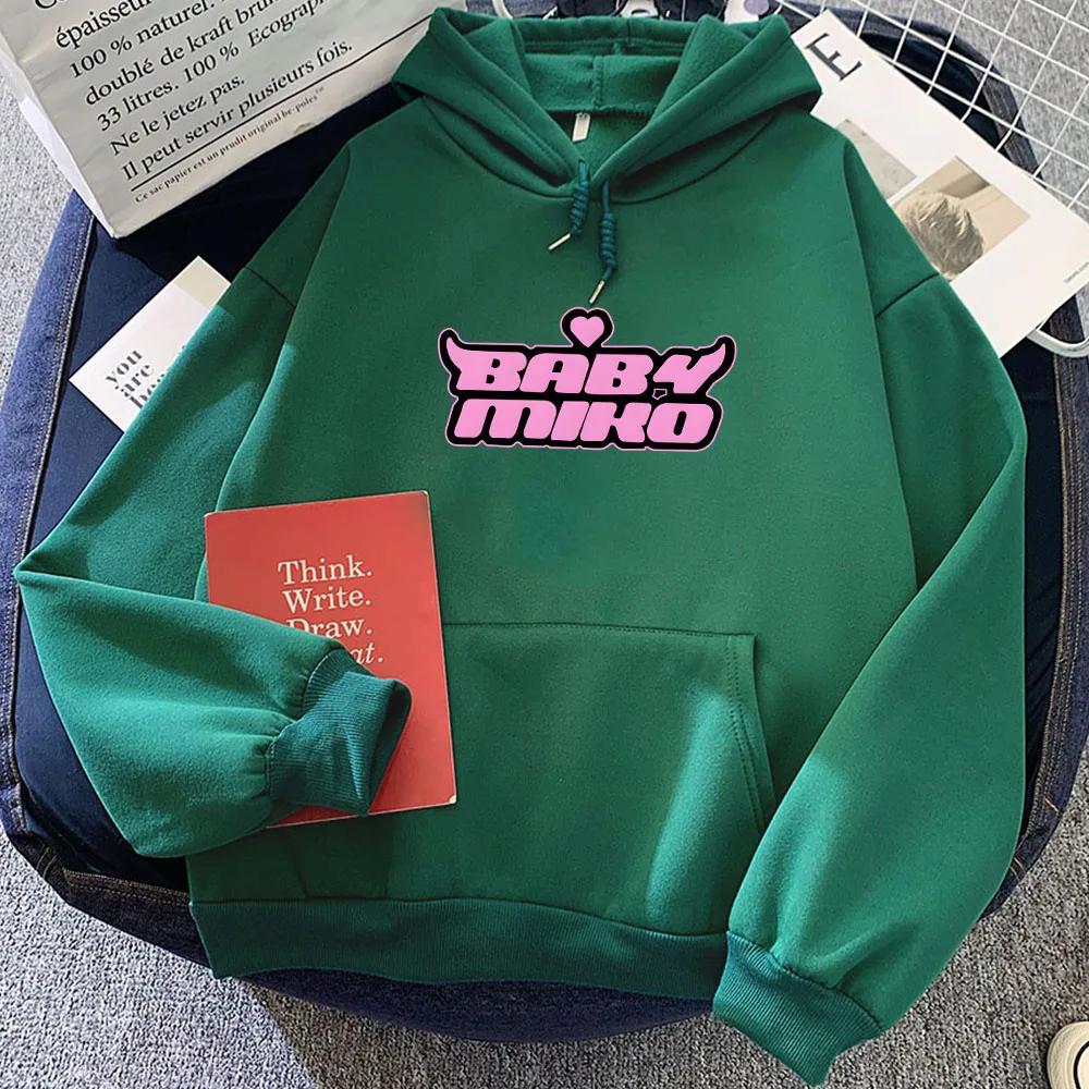 Young Miko BabyMiko Hoodies Roupas Femininas Streetwear Comfortable Winter Hooded Sweatshirts Women Clothing