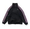 Schmetterlingsbestickte Reißverschluss-Sportjacke, Retro Trend FOG Stehkragen für Damen & Herren
