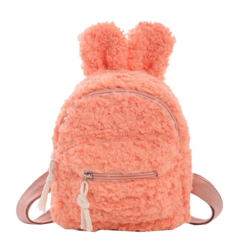 Zaino Peluche Cartoon per Bambini con Materiale Traspirante per l'Asilo