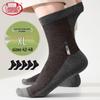 Langsha Men's Plus Size Breathable Mid-Calf Socks