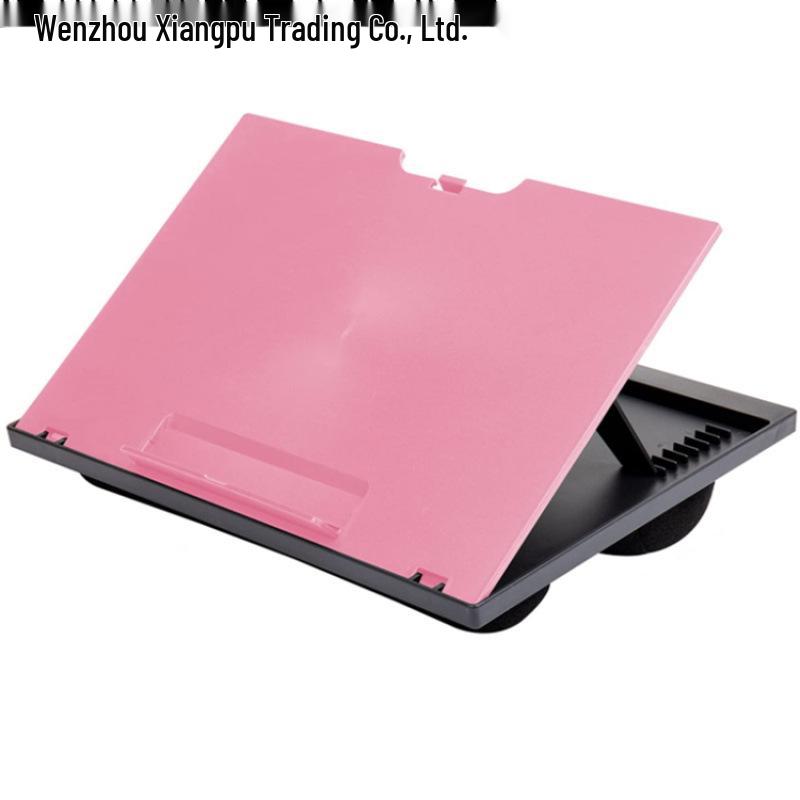 Black Laptop Bed Stand: Portable Folding Table for Office & Home