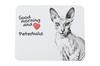 Peterbald - mouse pad com estampa, tapete de gato personalizado, gadget exclusivo para um trabalhador de escritório da marca Art-Dog