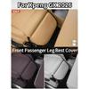 Front Row Passenger&2nd Row Master Copilot Seat Leg Rest Anti-Kick Leather Protective Cover for Xpeng GX 2026,Interior Accessory