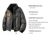 LEE Collaboration Men's Winter Denim Patchwork Down Jacket, 90% Down.