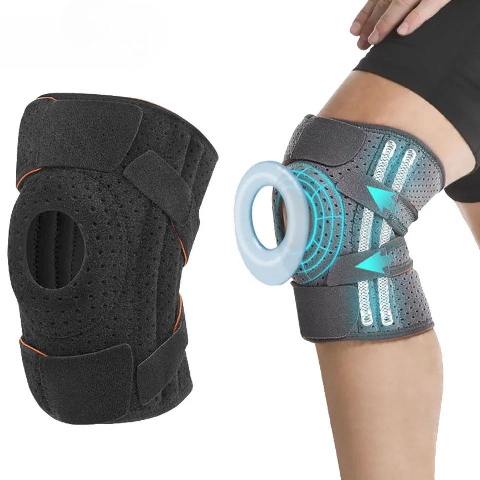 1PCS Knee Brace with Side Stabilizers & Patella Gel Pads Knee Support for Cycling Running Climbing
