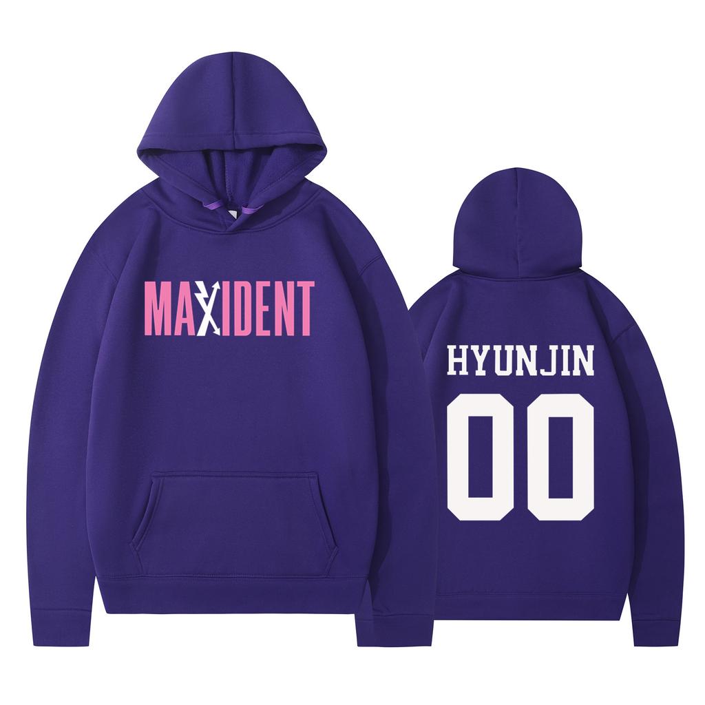 Vintage Grafický Potisk Stray Kids Mikina Dámská Pánská Ležérní Hip Hop Streetwear Dlouhý Rukáv Fleecová Mikina Unisex