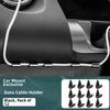 6/12PCS Invisible Car Cable Clip No Trace Fixing Clip Professional Wire Management  Dashboards