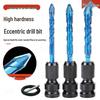 Electric Wrench Offset Ceramic Triangle Drill Bit Set for Dry Drilling In Tile, Concrete, and Cement