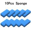 Car Ceramic Coating Sponge Applicator Glass Nano Wax Coat Sponge Pads Blue Square Sponge Cloth Car Cleaning Accessories