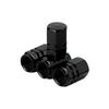 Waves Tire Air Valve Cap Aluminum Set of 4 for