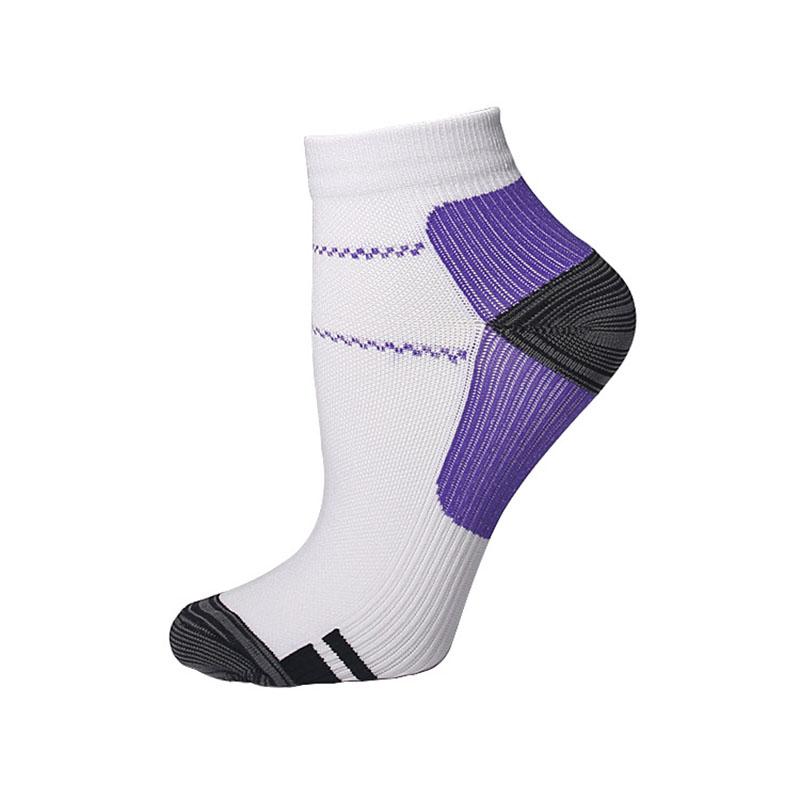 Compression Socks for Women Men Circulation Sport Breathable Low Cut Arch Ankle Support Sock Best for Fitness Running Bicycle